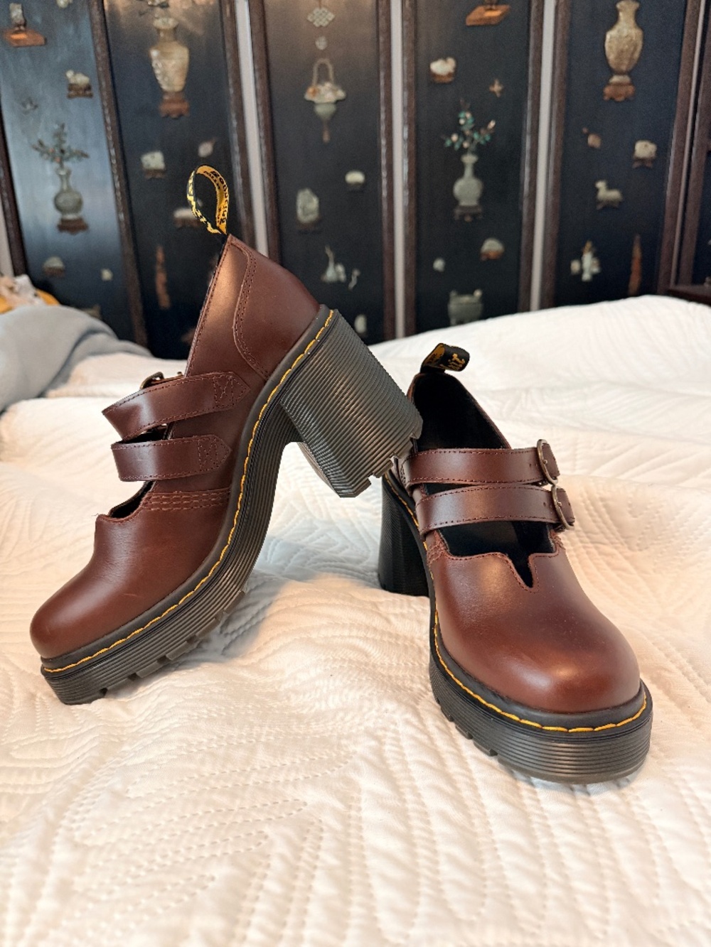 Dr. Martens EVIEE Mary Jane platforms